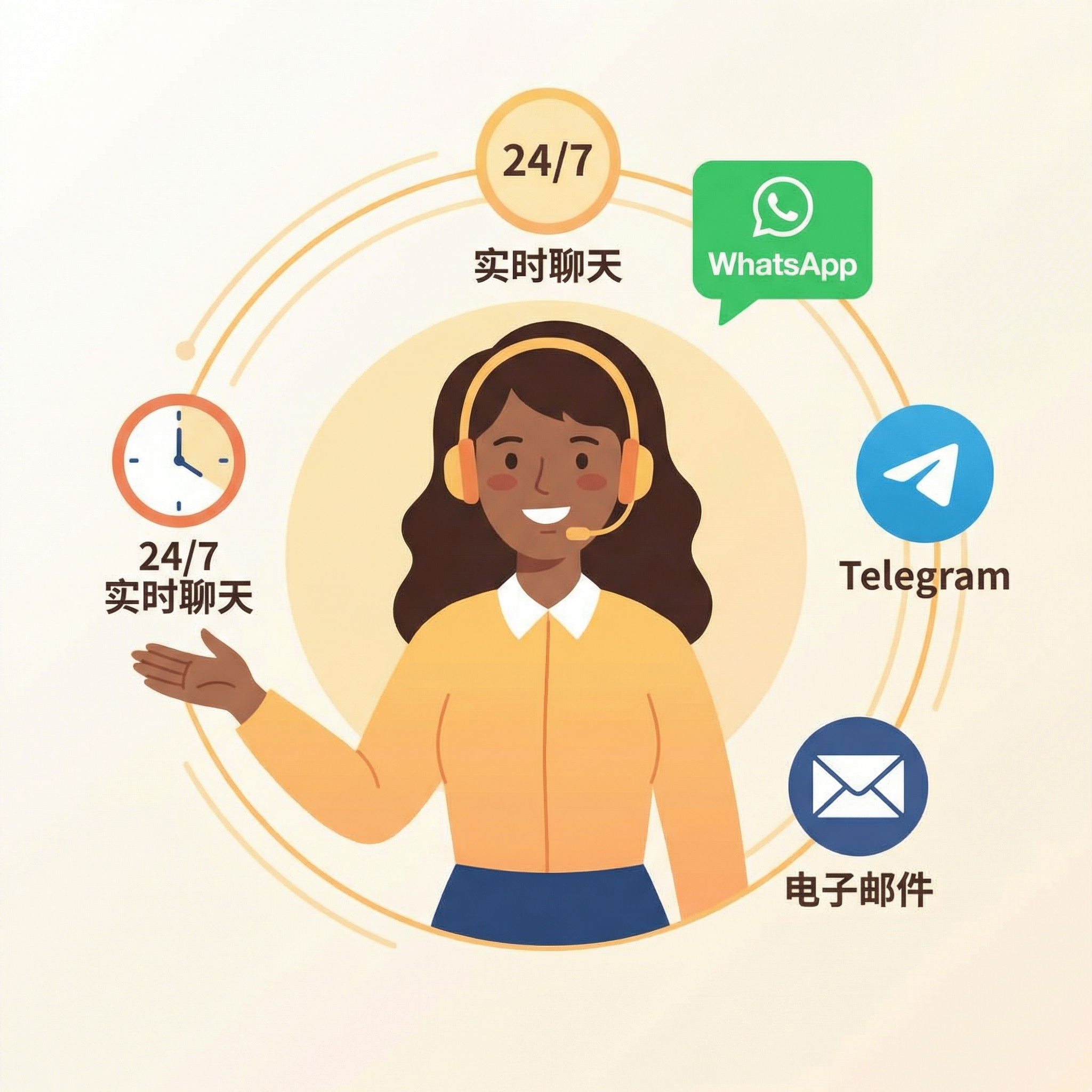 亚洲娱乐多渠道客户支持服务